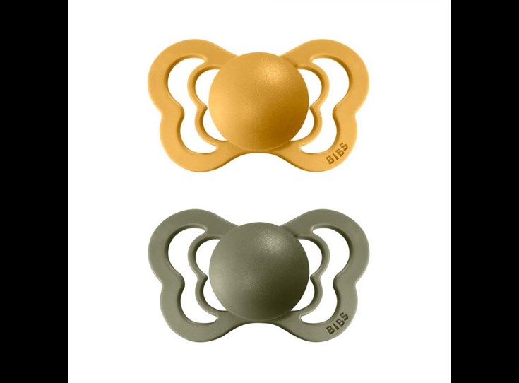 2-pack-Bibs-Couture-Latex-Size-2-6-18m-Honey-Bee-Olive