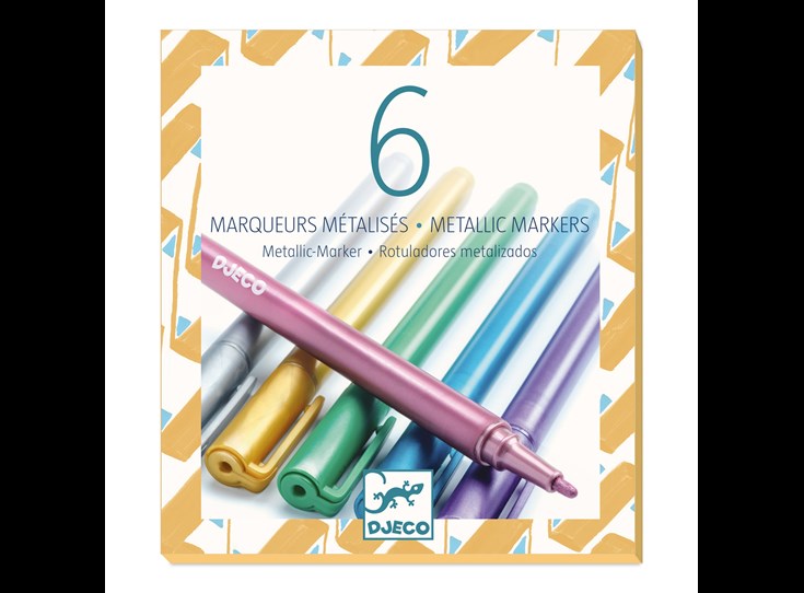 6-Metallic-Markers
