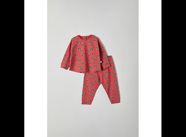 Meisjes-pyjama-roze-wasbeer-3m