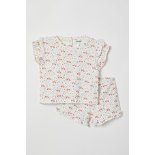 Meisjes-Pyjama-wit-met-hartjes-krokodil-print-6m
