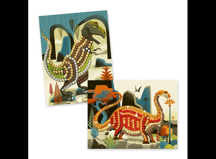 Mozaiek-Dinosauriers