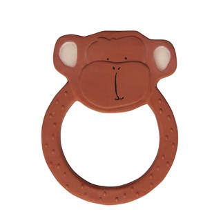 Natural-rubber-round-teether-Mr-Monkey