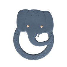 Natural-rubber-round-teether-Mrs-Elephant