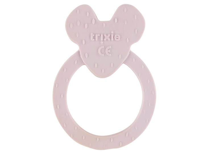 Natural-rubber-round-teether-Mrs-Mouse