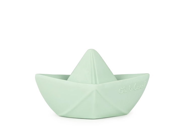 Origami-Boat-Mint-Badspeeltje