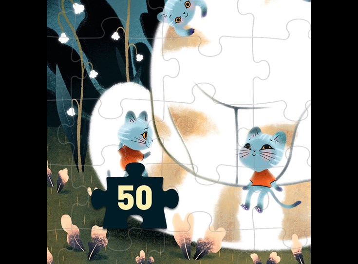 Puzzel-50-stukken-Knuffelbare-Katten