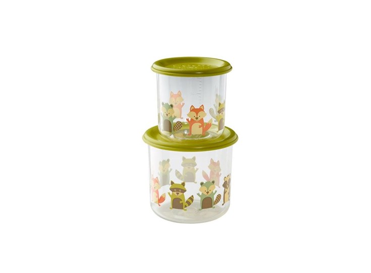 Snack-Container-set-of-2-LARGE-Fox