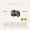 Stainless-Steel-Food-Jar-250ml-Green