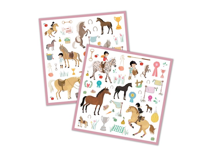 Stickers-Paarden