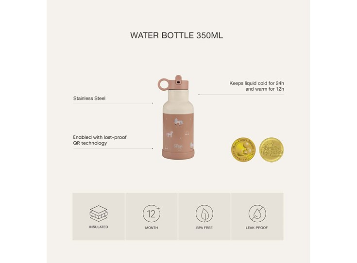 Triple-wall-insulated-Water-Bottle-350ml-Dino