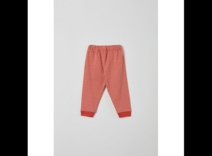 Unisex-pyjama-donkerrood-gebroken-wit-gestreept-1m