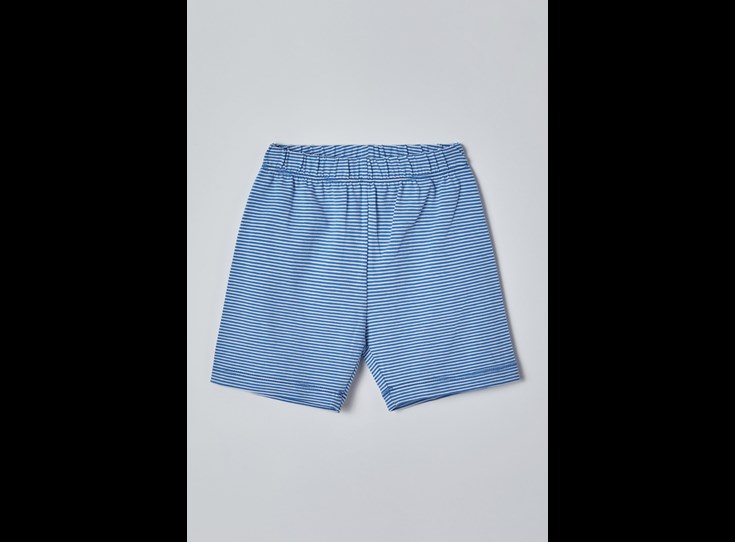 Unisex-Pyjama-wit-blauw-gestreept-6m