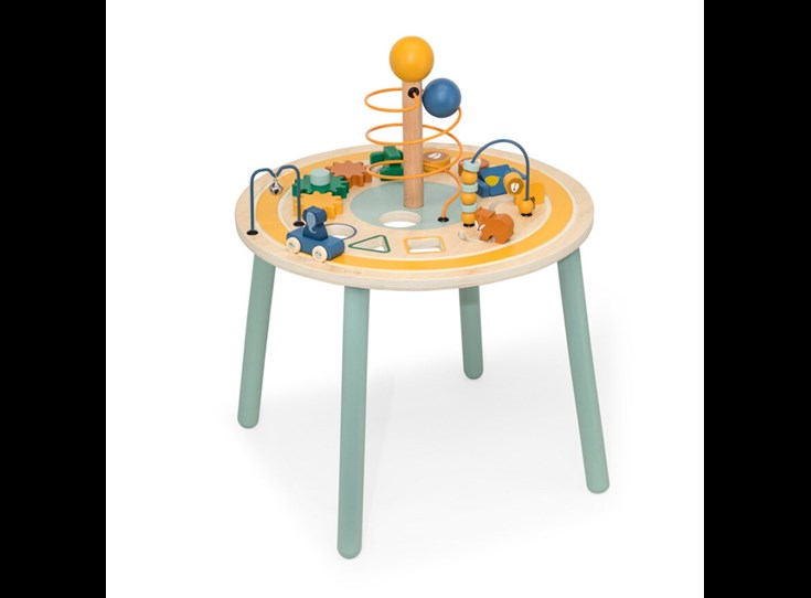 Wooden-animal-activity-table