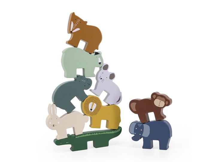 Wooden-animal-stacking-game