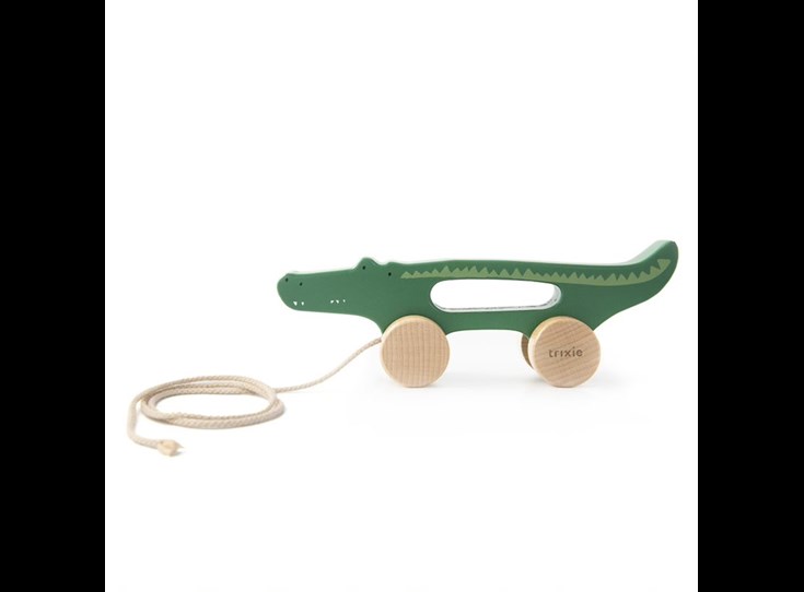 Wooden-pull-along-toy-Mr-Crocodile