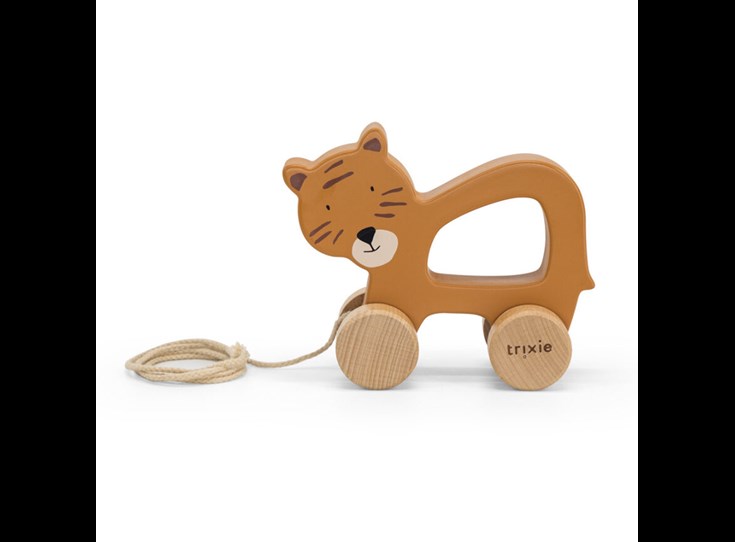 Wooden-pull-along-toy-Mr-Tiger