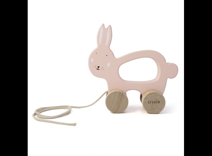 Wooden-pull-along-toy-Mrs-Rabbit