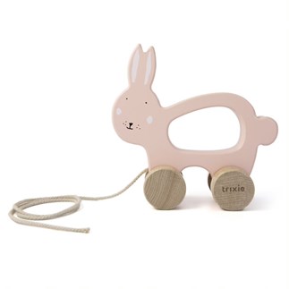 Wooden-pull-along-toy-Mrs-Rabbit
