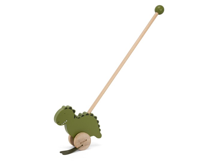 Wooden-push-along-toy-Mr-Dino