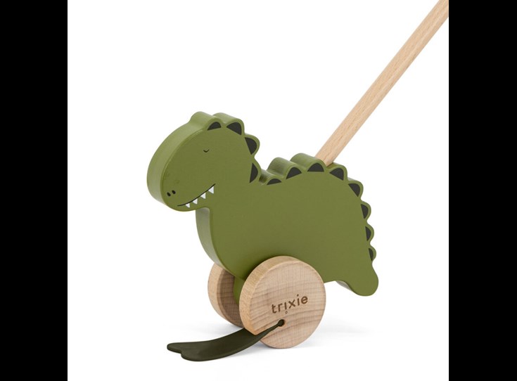Wooden-push-along-toy-Mr-Dino