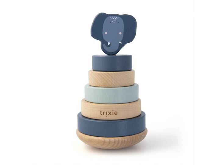 Wooden-stacking-toy-Mrs-Elephant