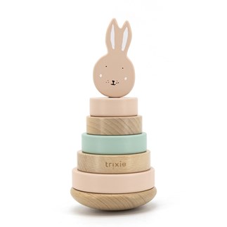 Wooden-stacking-toy-Mrs-Rabbit